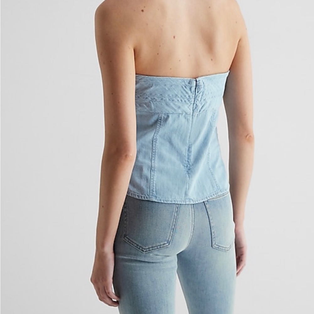 Express denim tube top - super cute!